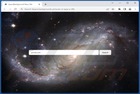 Space Backgrounds Pictures Browser Hijacker