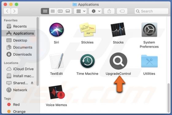 UpgradeControl Adware (Mac)