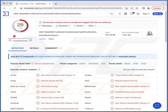 SkilledModuleSearch Adware (Mac)