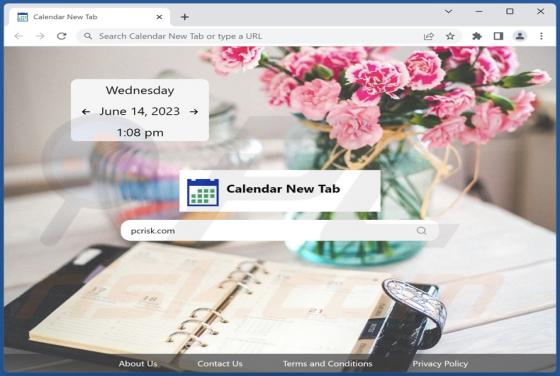 Calendar New Tab Browser Hijacker