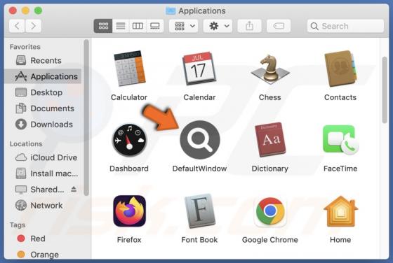 DefaultWindow Adware (Mac)