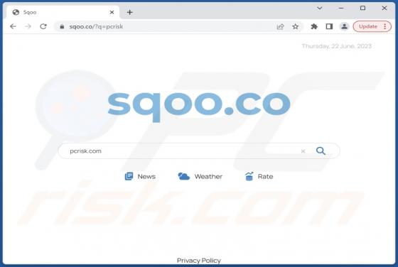 Sqoo Search Engine Browser Hijacker