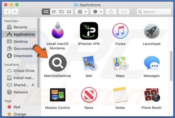 MachineDesktop Adware (Mac)
