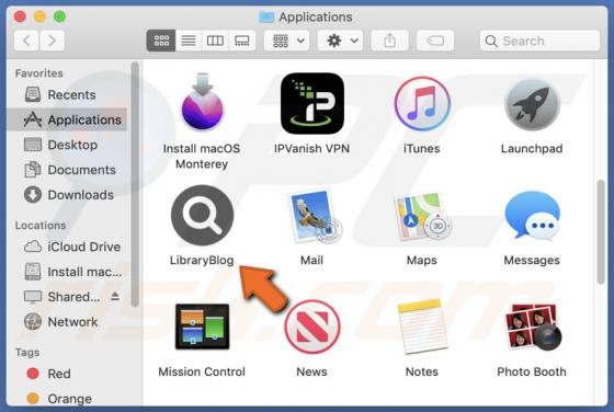 LibraryBlog Adware (Mac)