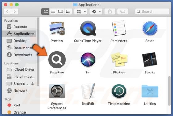 SageFine Adware (Mac)