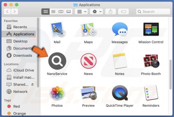 NanoService Adware (Mac)