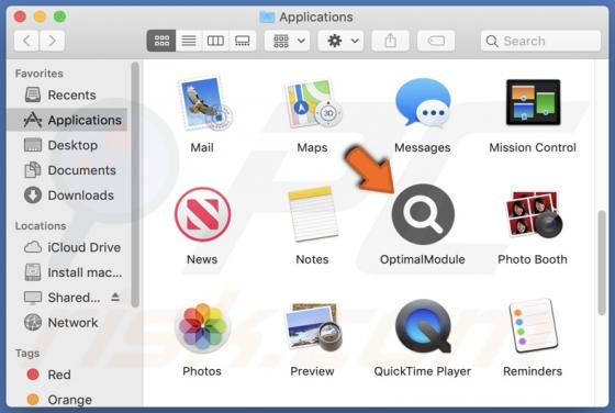 OptimalModule Adware (Mac)