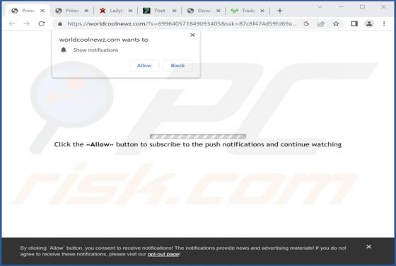 Worldcoolnewz.com Ads
