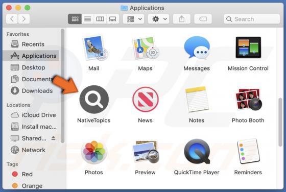NativeTopics Adware (Mac)