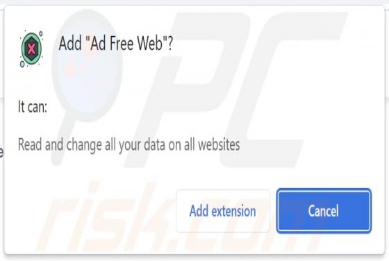 Ad Free Web Adware