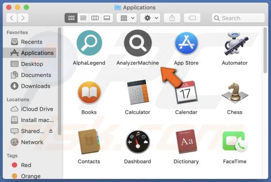 AnalyzerMachine Adware (Mac)