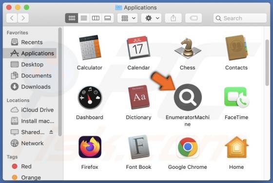 EnumeratorMachine Adware (Mac)
