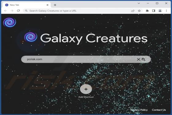 Galaxy Creatures Browser Hijacker