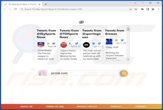 The Best Sports News In The World Browser Hijacker