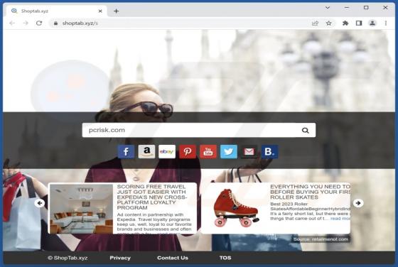 Shop Tab Browser Hijacker