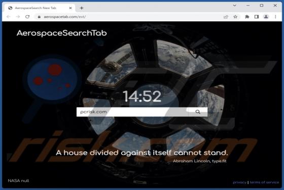 AerospaceSearchTab Browser Hijacker