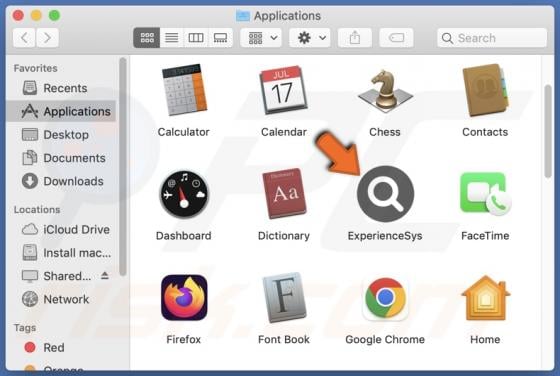 ExperienceSys Adware (Mac)