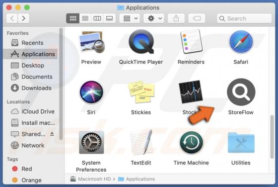 StoreFlow Adware (Mac)