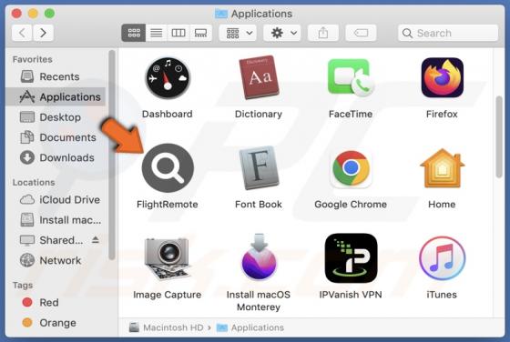 FlightRemote Adware (Mac)