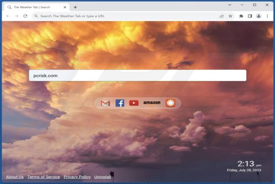 The Weather Tab Browser Hijacker