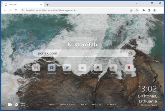 Kustom Tab - Your Live Tab Browser Hijacker