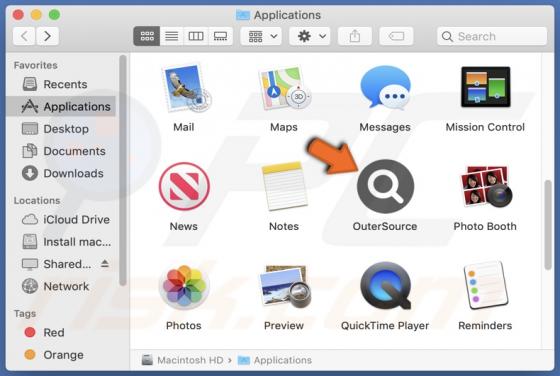 OuterSource Adware (Mac)
