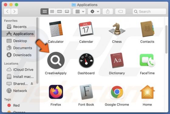 CreativeApply Adware (Mac)