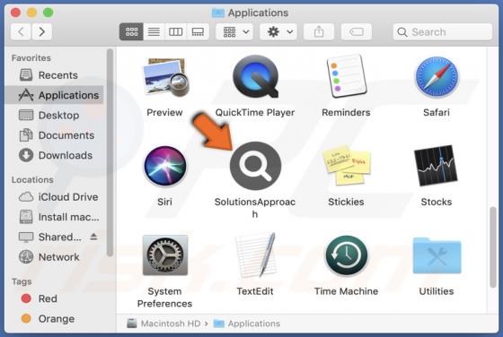 SolutionsApproach Adware (Mac)