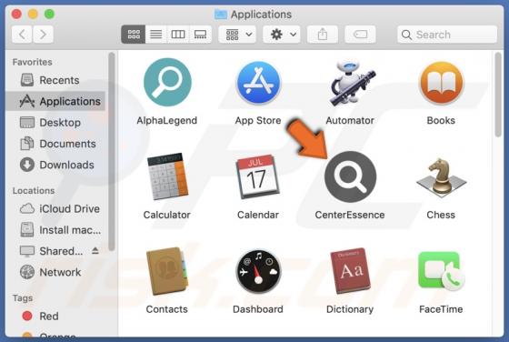 CenterEssence Adware (Mac)