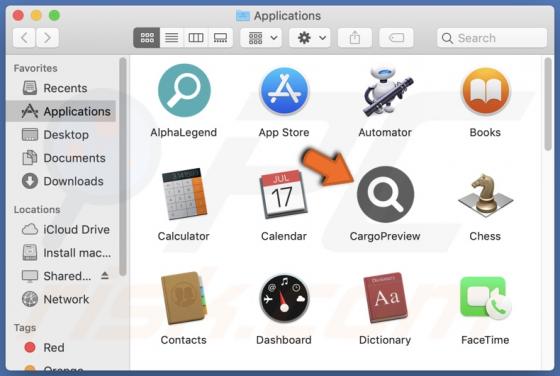 CargoPreview Adware (Mac)