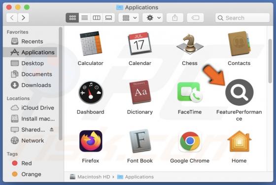 FeaturePerformance Adware (Mac)