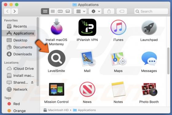 LevelSmite Adware (Mac)