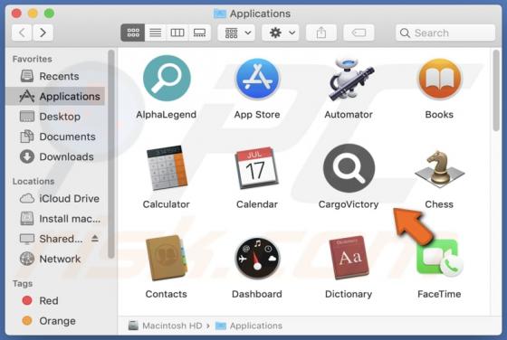 CargoVictory Adware (Mac)