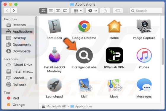 IntelligenceLabs Adware (Mac)