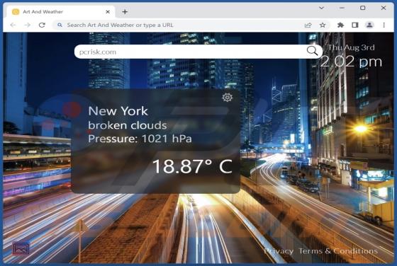 Art And Weather Browser Hijacker