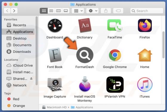 FormatDash Adware (Mac)