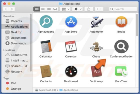 ConferenceTrader Adware (Mac)