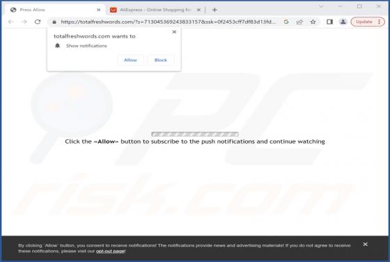 Totalfreshwords.com Ads