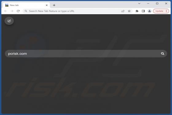 New Tab Nature Browser Hijacker