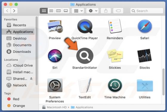 StandartInitiator Adware (Mac)