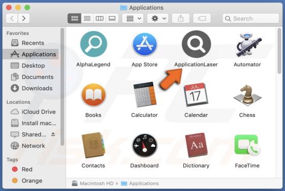 ApplicationLaser Adware (Mac)