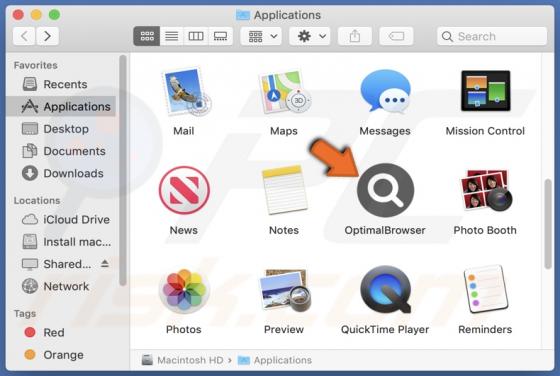 OptimalBrowser Adware (Mac)