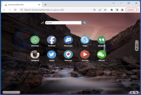 AwesomeNewTab Browser Hijacker