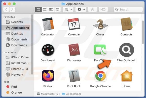 FiberOpticJoin Adware (Mac)