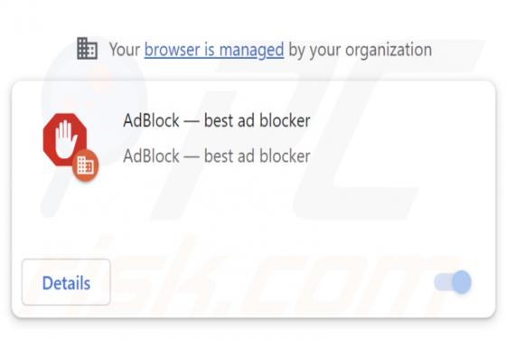 Fake "AdBlock — best ad blocker" Extension