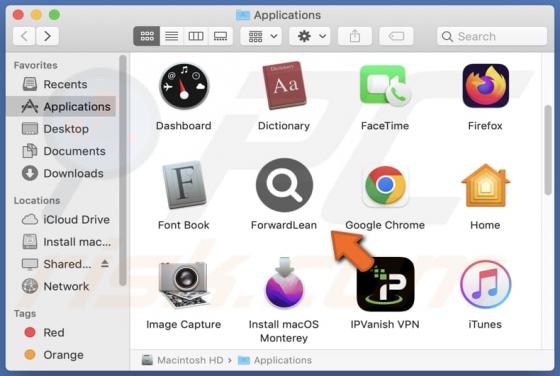 ForwardLean Adware (Mac)