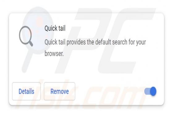Quick tail Browser Hijacker