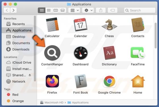 ContentRanger Adware (Mac)
