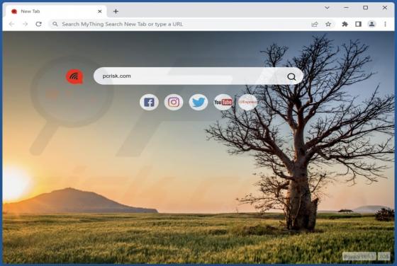 MyThing Search New Tab Browser Hijacker