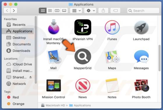 MapperGrid Adware (Mac)